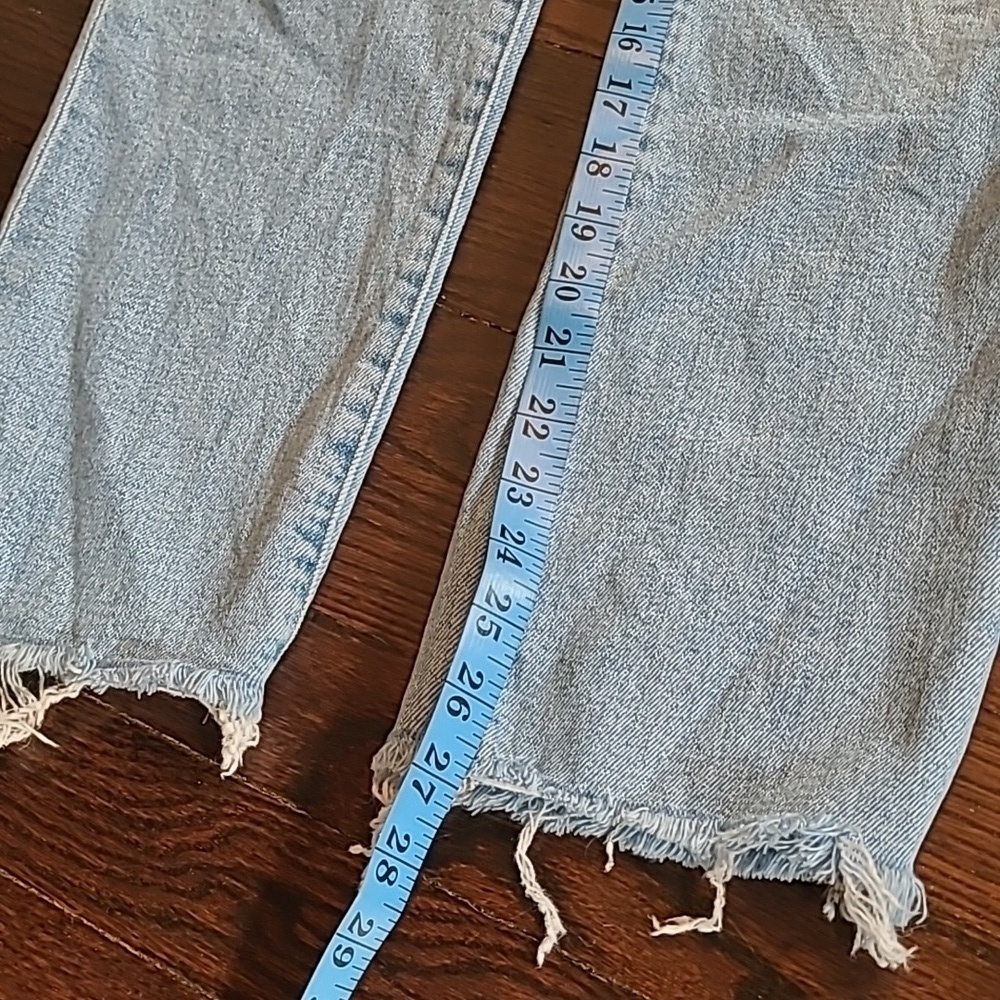 Madewell The Perfect Vintage Jean High-rise Distressed Light Wash Wmns 29 Casual - Picture 8 of 16